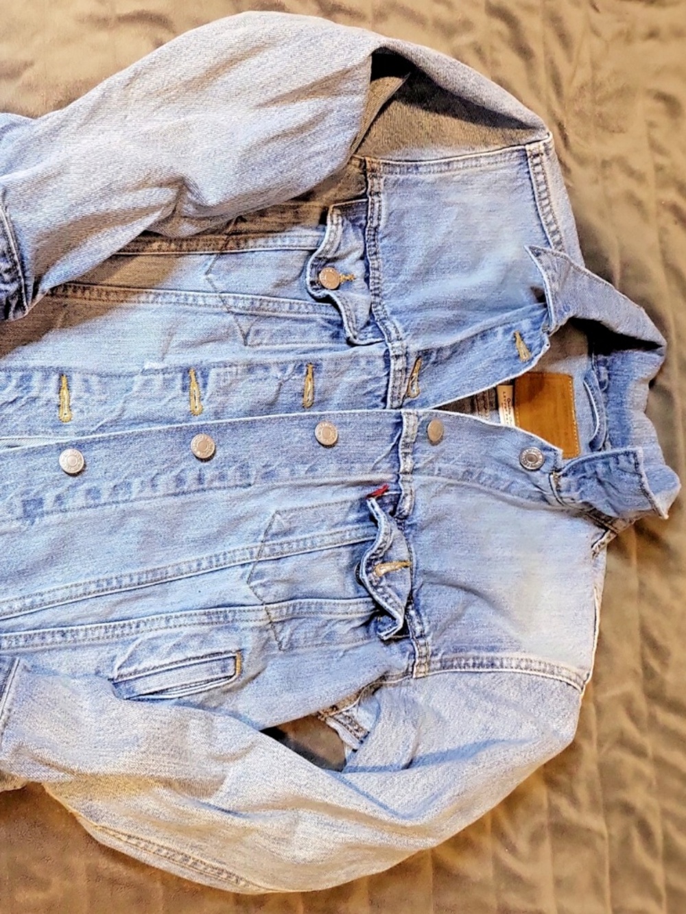 Levi’s Premium Trucker Denim Jean Jacket Blue 100% Cotton Unisex XS